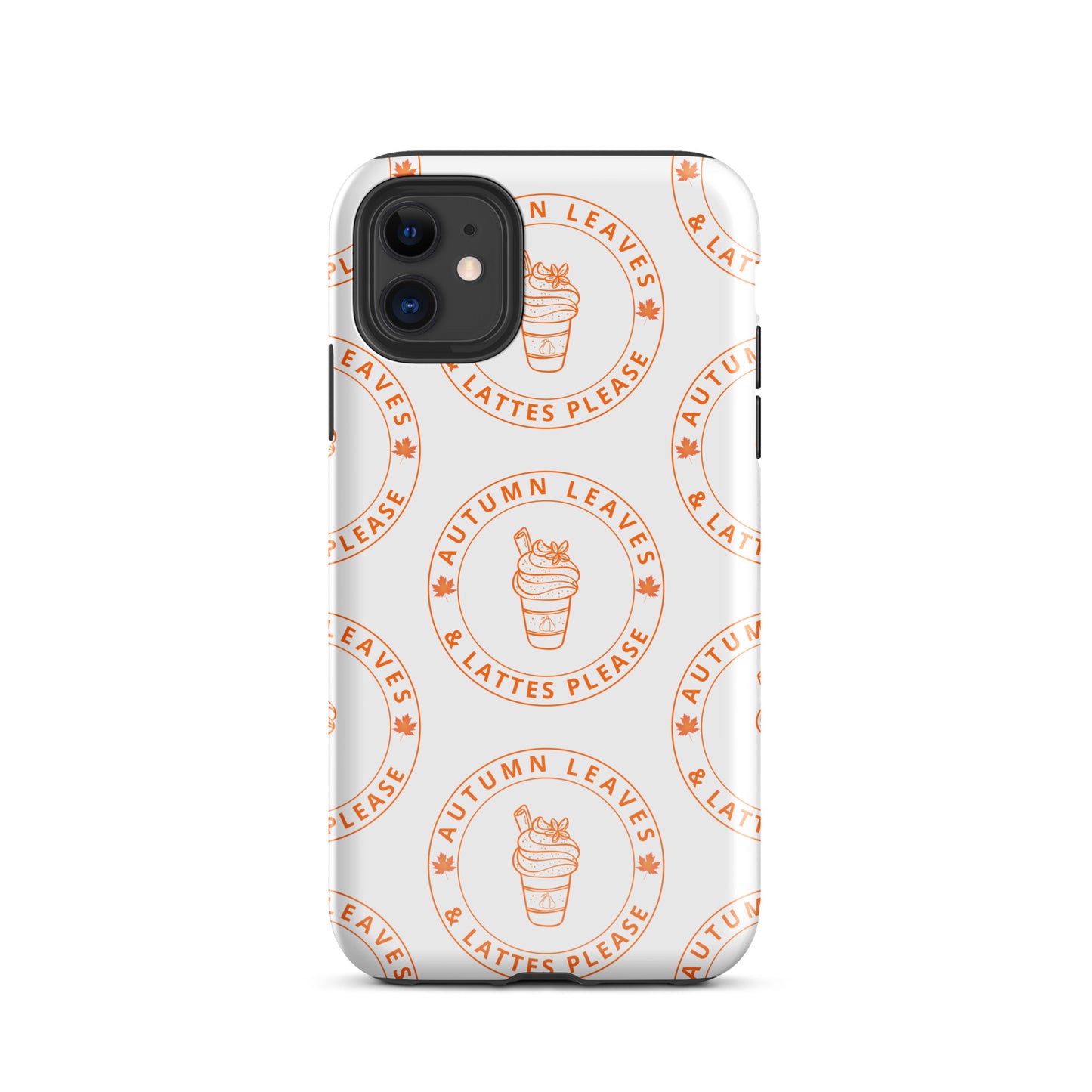 Autumn Leaves and Lattes Please Tough Case for iPhone®