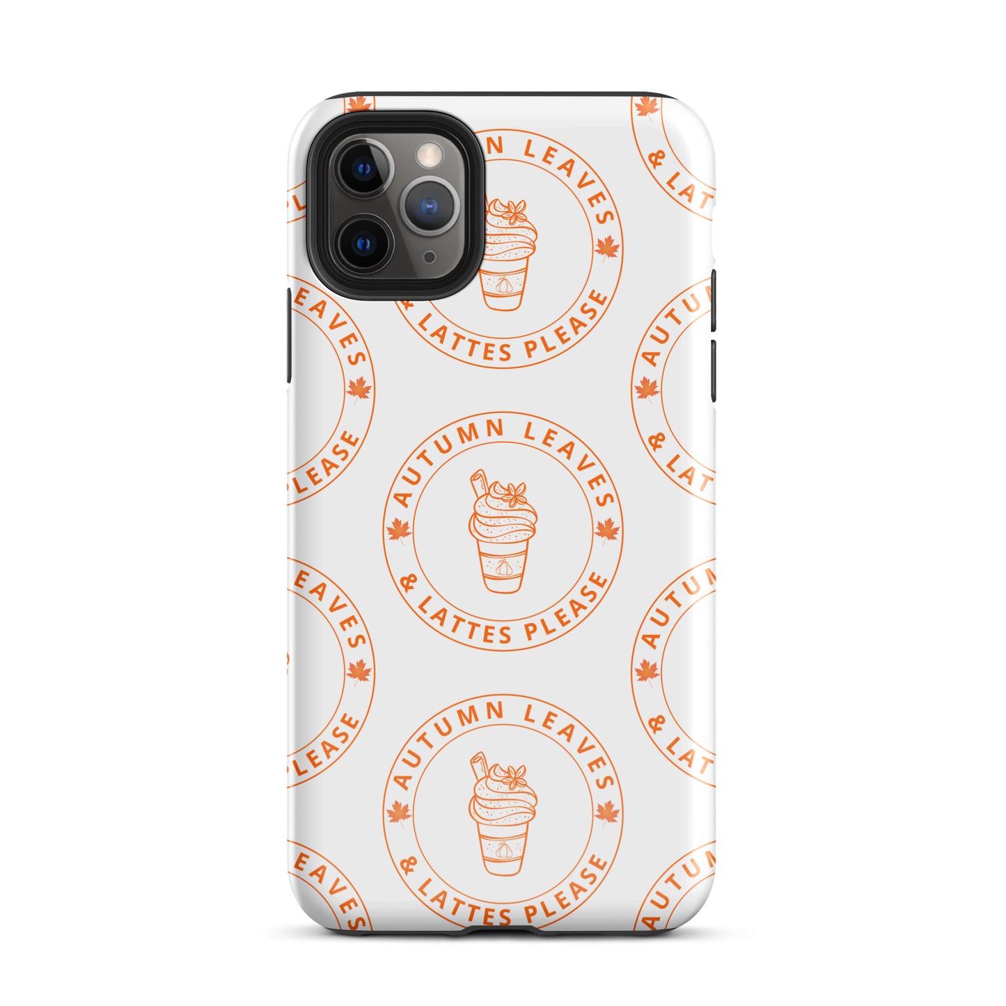 Autumn Leaves and Lattes Please Tough Case for iPhone®