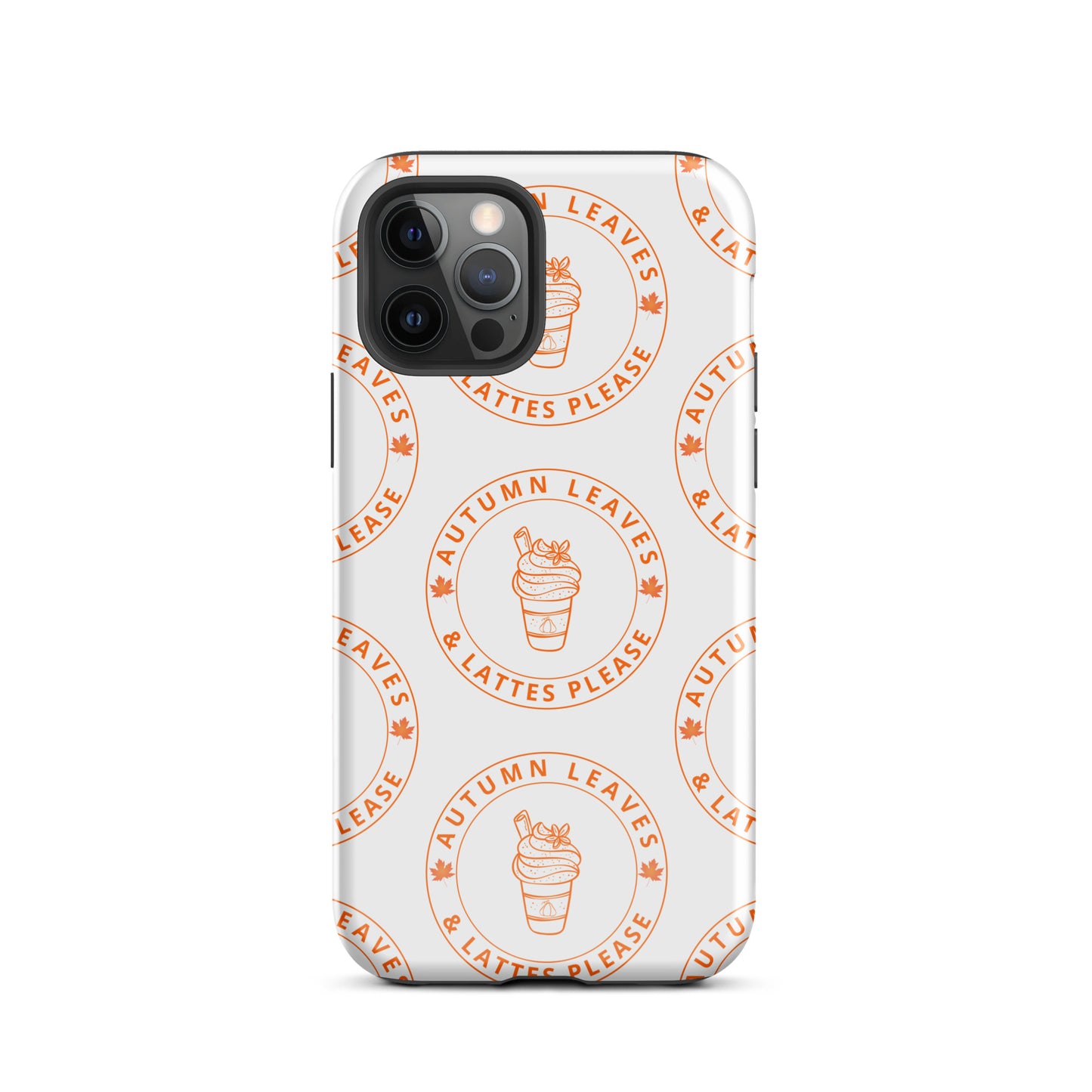 Autumn Leaves and Lattes Please Tough Case for iPhone®