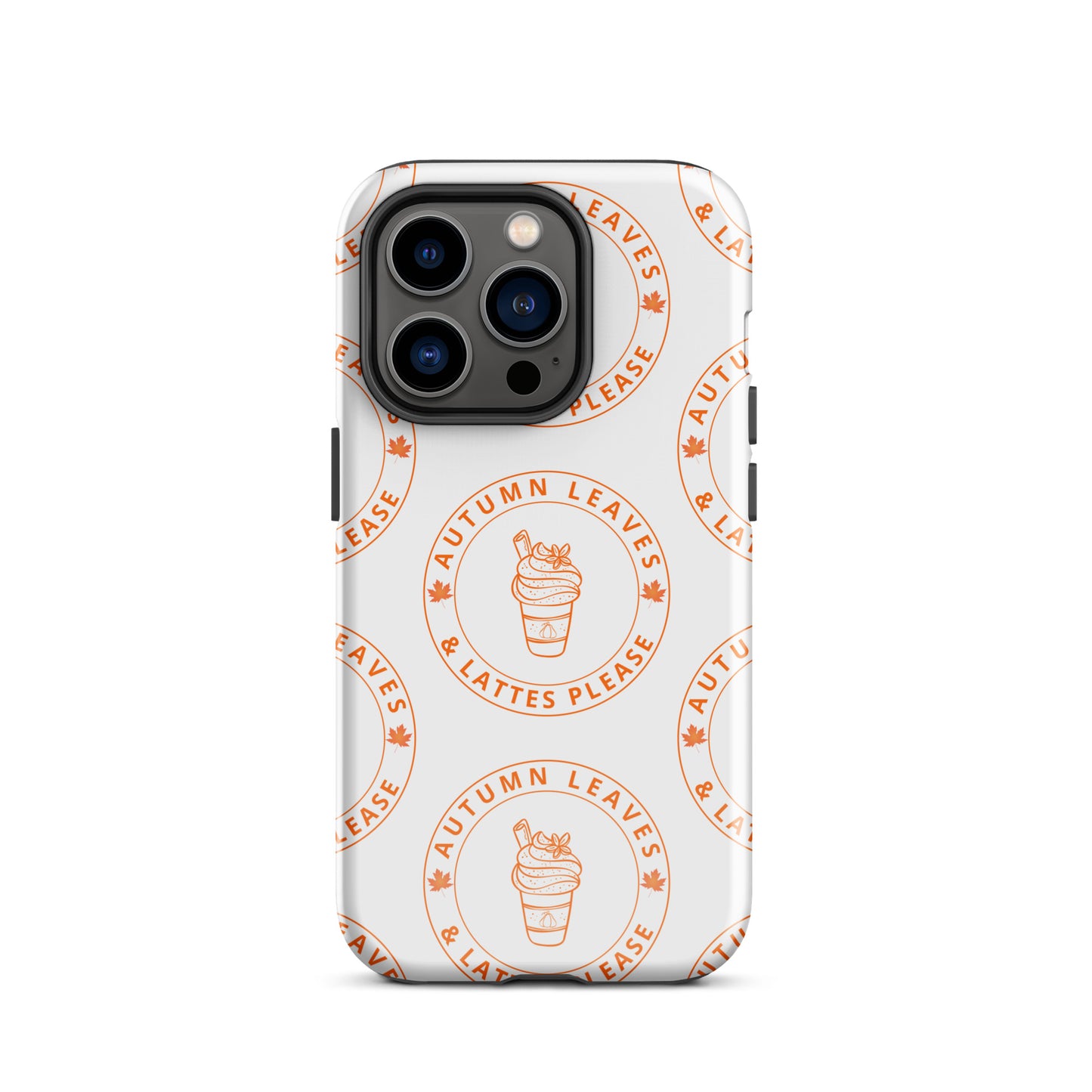 Autumn Leaves and Lattes Please Tough Case for iPhone®