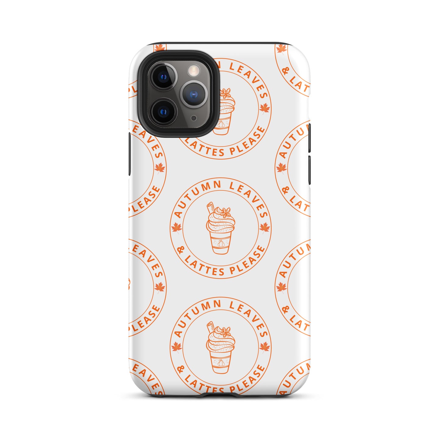 Autumn Leaves and Lattes Please Tough Case for iPhone®