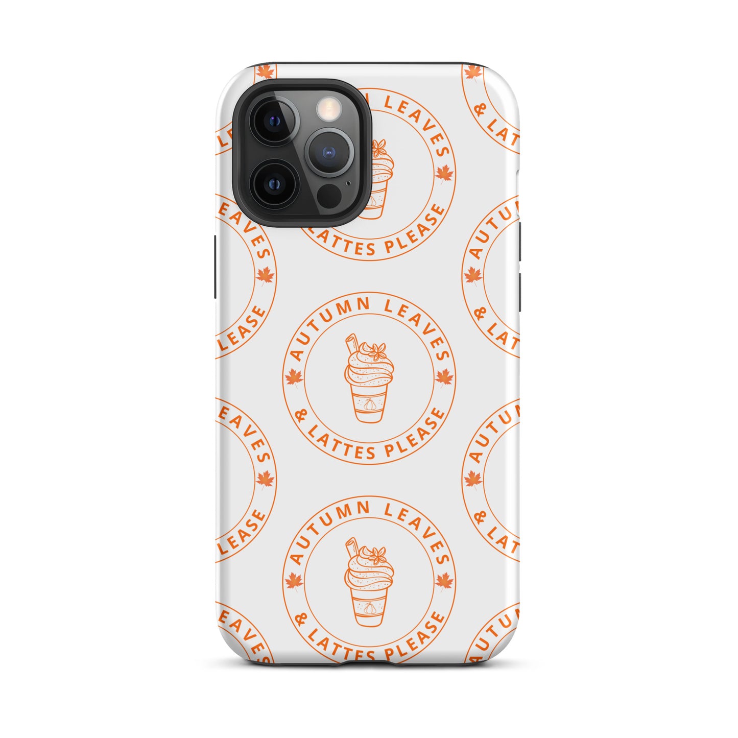 Autumn Leaves and Lattes Please Tough Case for iPhone®