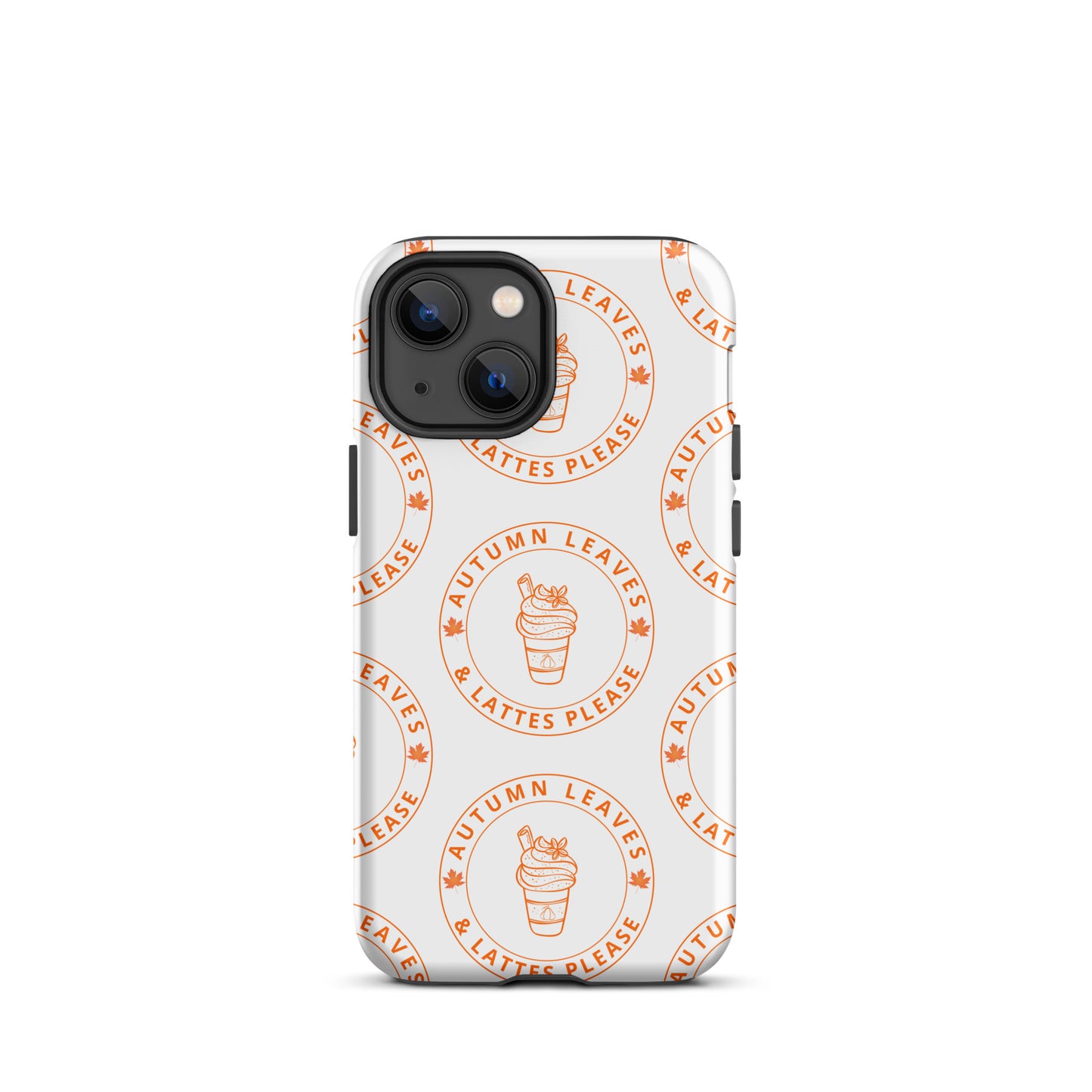 Autumn Leaves and Lattes Please Tough Case for iPhone®