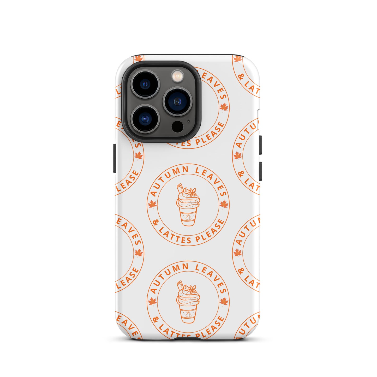 Autumn Leaves and Lattes Please Tough Case for iPhone®