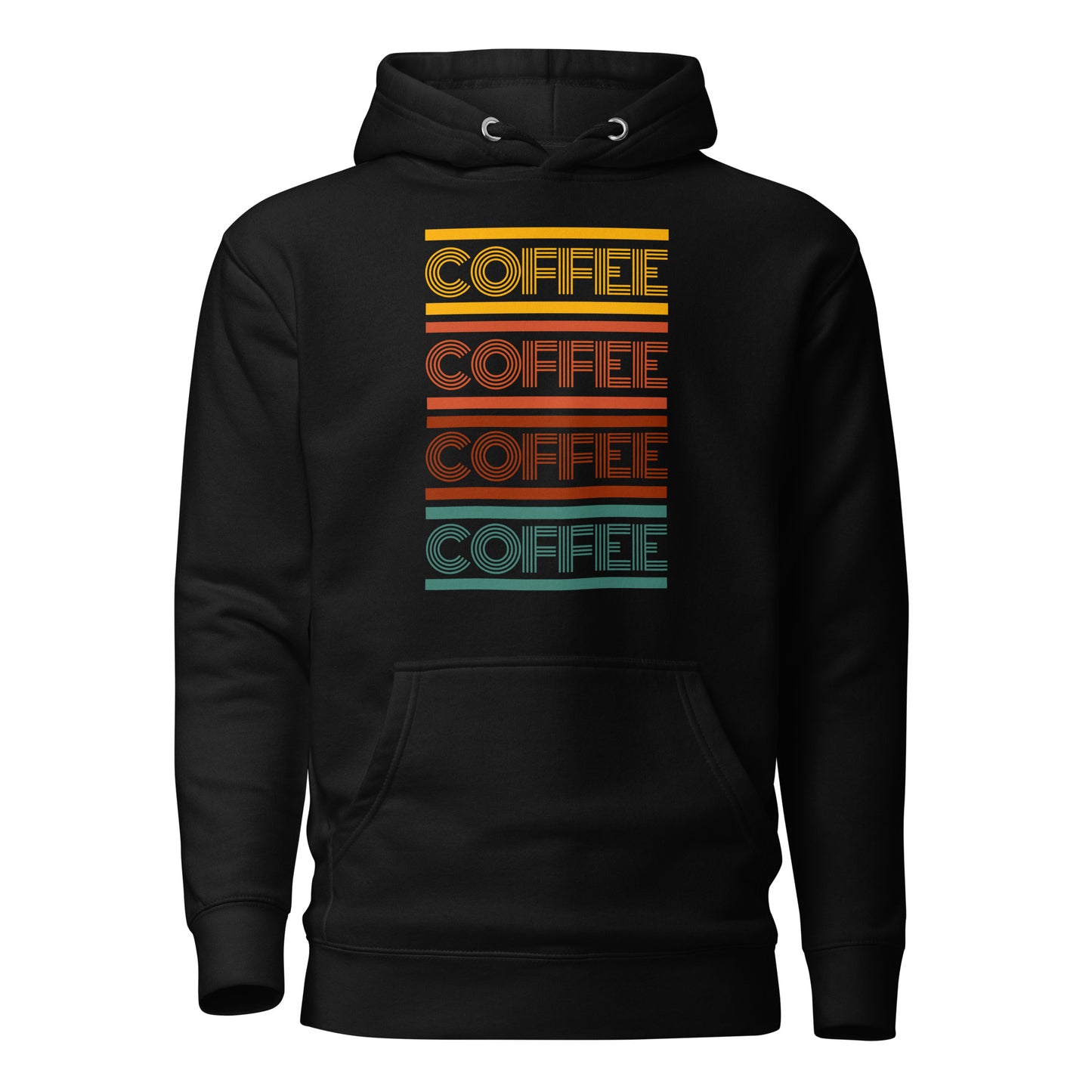 Coffee Retro Vibe Premium Hoodie