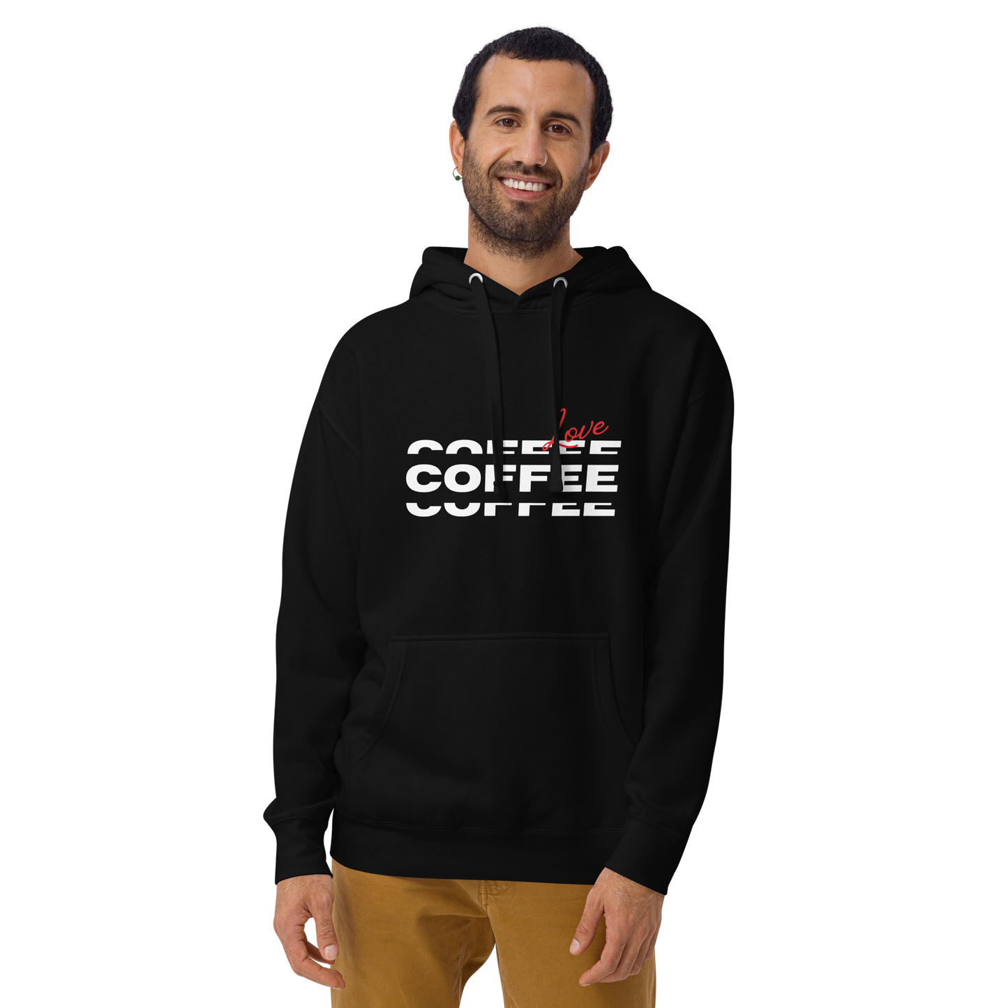 Coffee Love Premium Cotton Hoodie