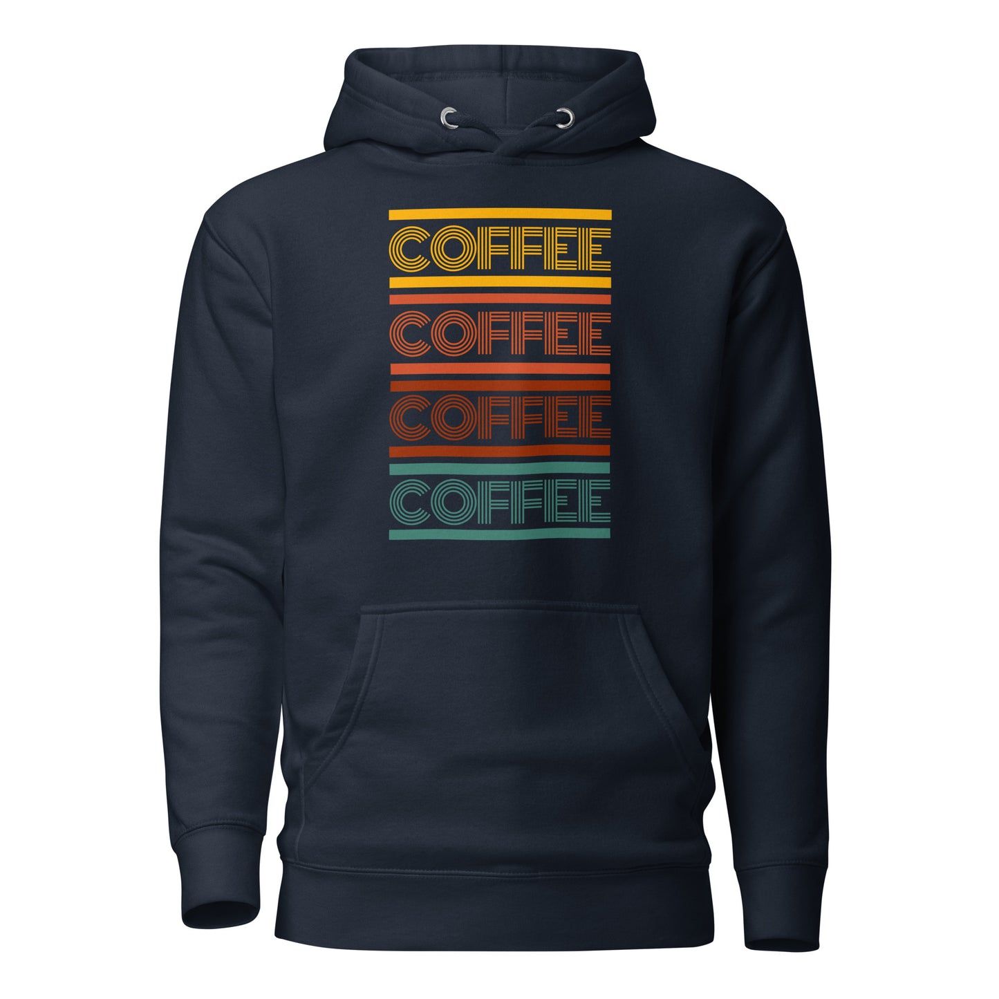 Coffee Retro Vibe Premium Hoodie