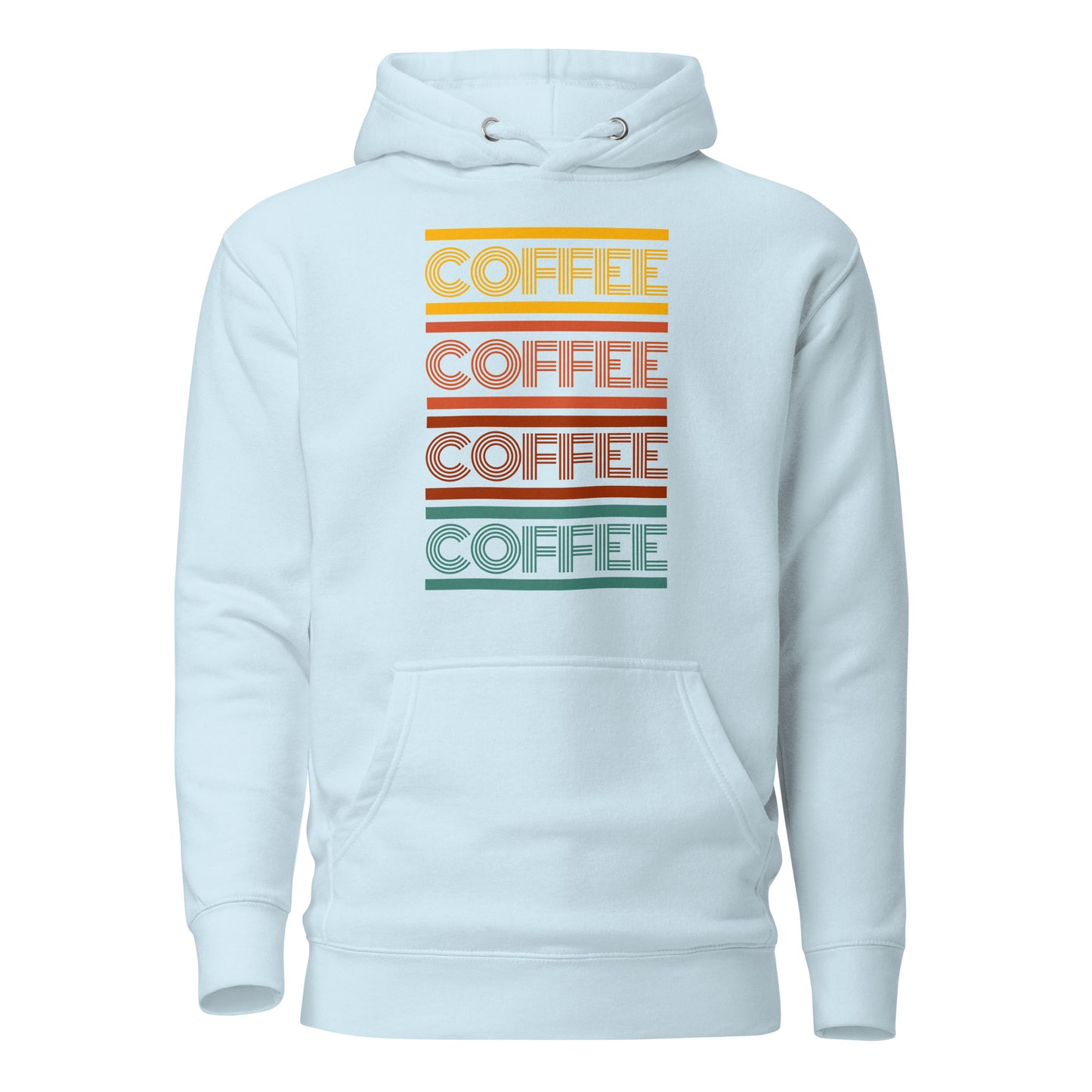 Coffee Retro Vibe Premium Hoodie