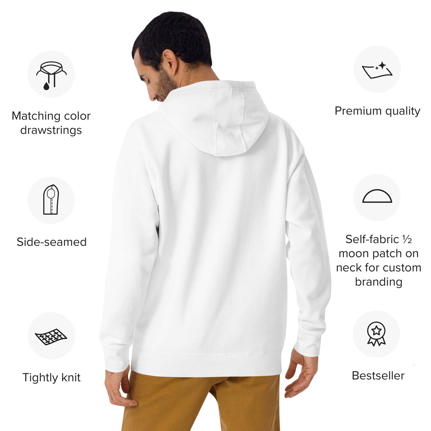 Just Sipping Coffee...Premium Cotton Hoodie