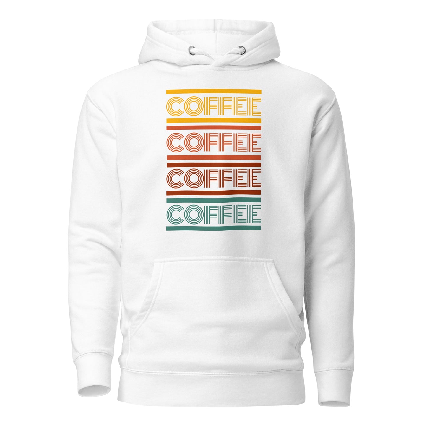 Coffee Retro Vibe Premium Hoodie