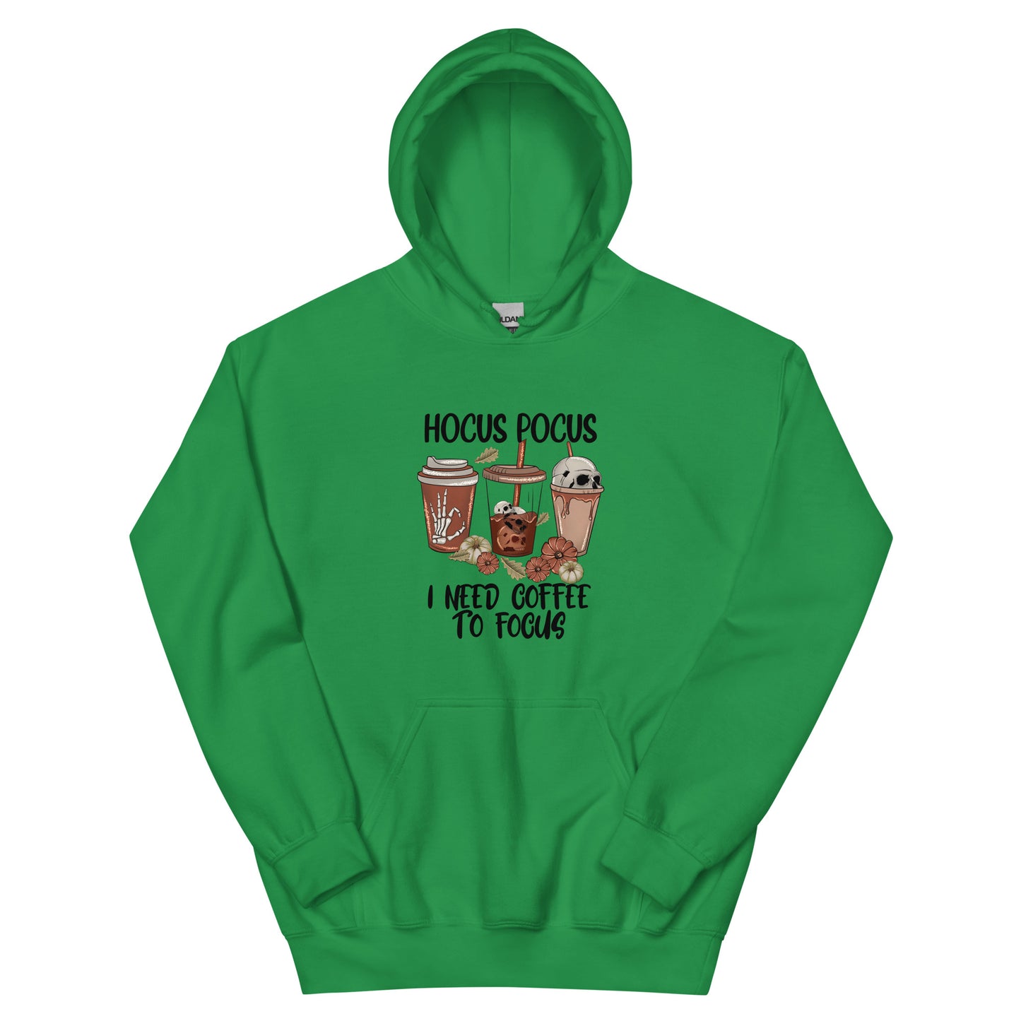 Hocus Pocus I Need Coffee To Focus Hoodie