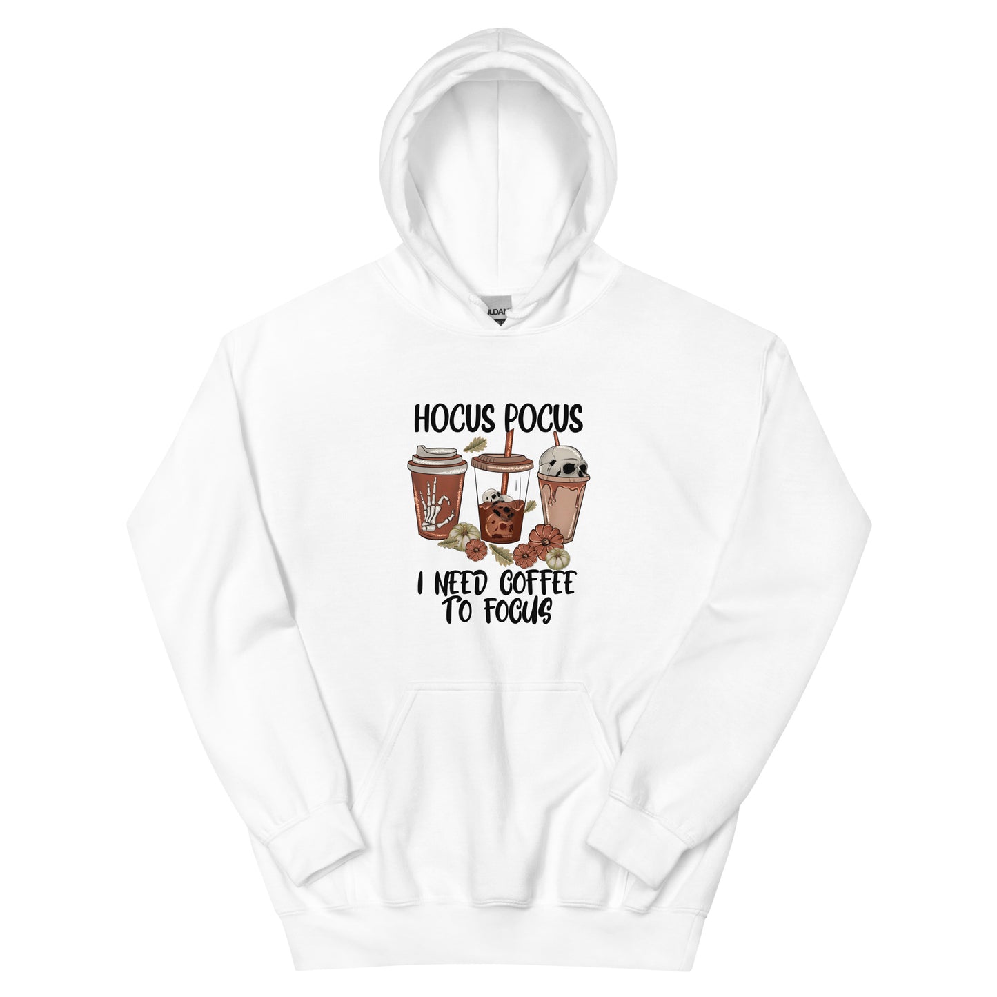 Hocus Pocus I Need Coffee To Focus Hoodie