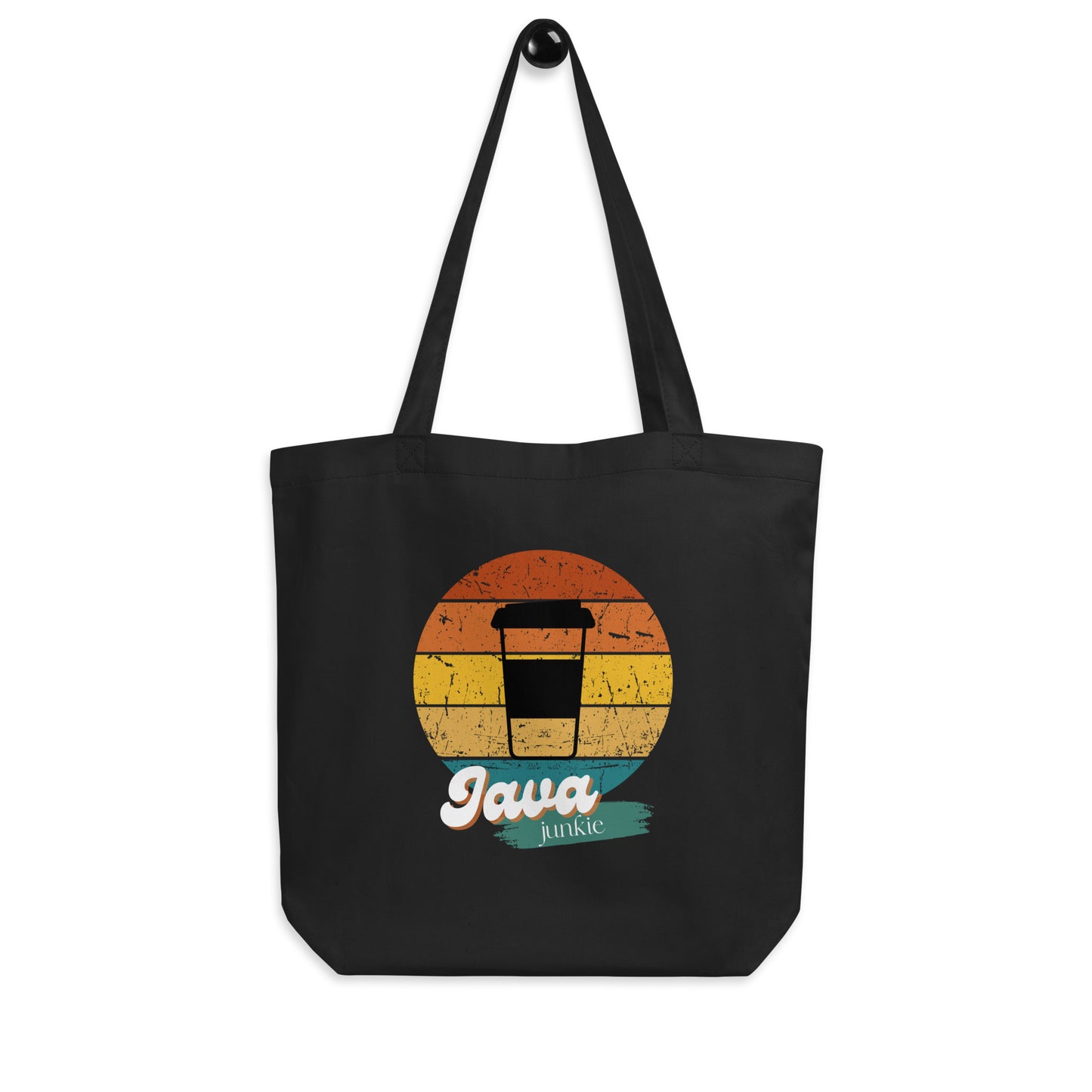 Java Junkie Retro Sunset Eco Tote Bag