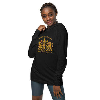 Pumpkin Spice Royalty Hooded Long-Sleeve Tee