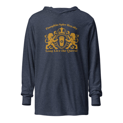 Pumpkin Spice Royalty Hooded Long-Sleeve Tee