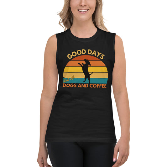 Good Days Start with Dogs and Coffee Tank Top