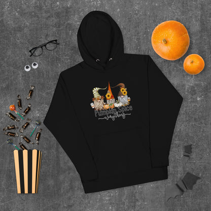 Pumpkin Spice...Everything: Gnomes Premium Cotton Hoodie