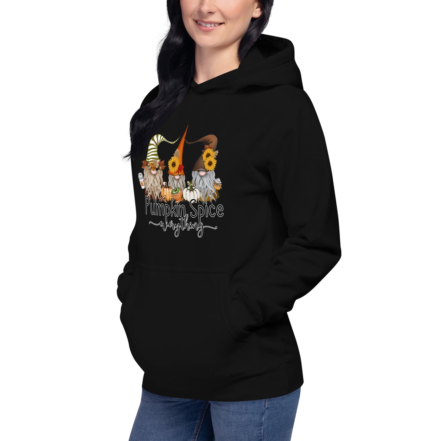 Pumpkin Spice...Everything: Gnomes Premium Cotton Hoodie