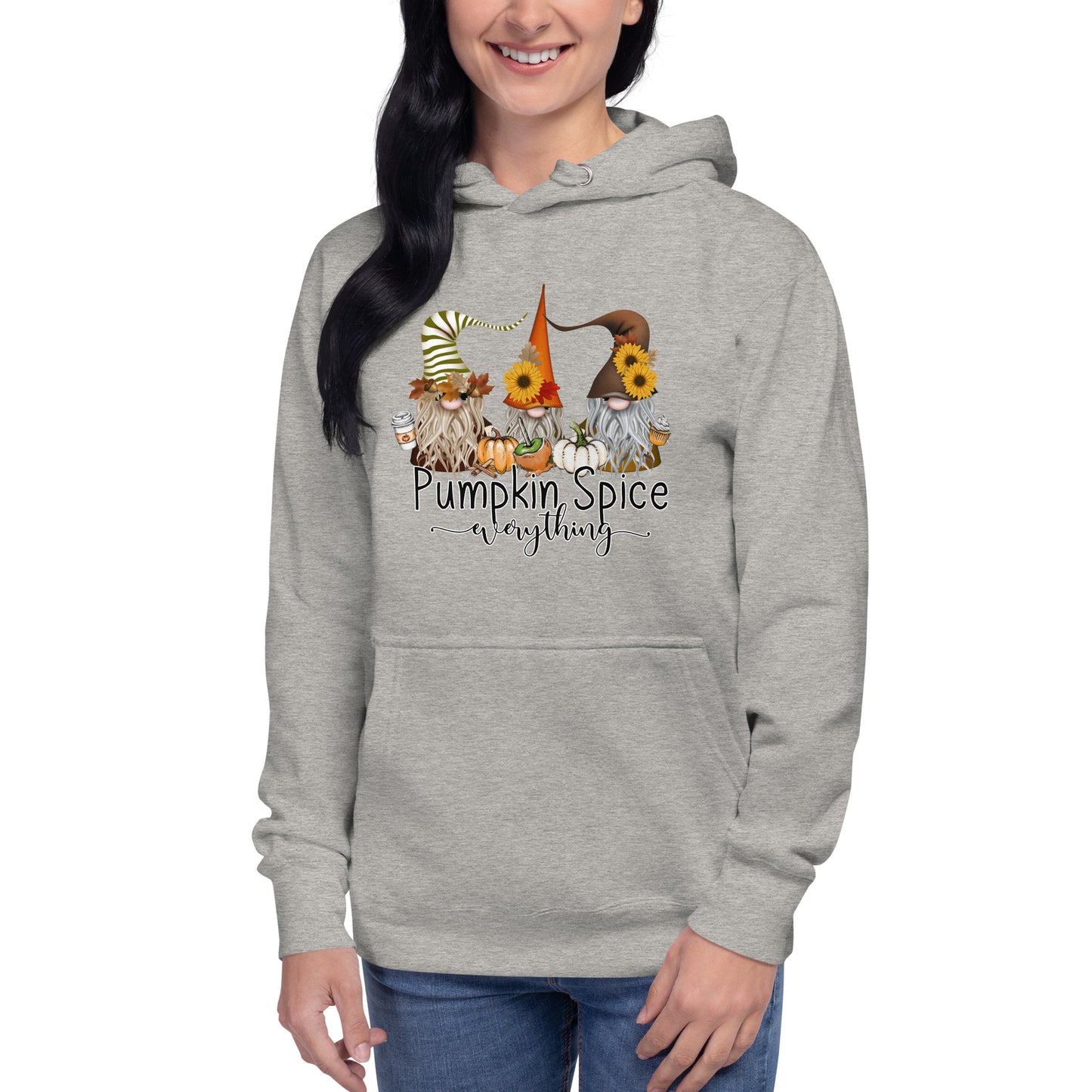 Pumpkin Spice...Everything: Gnomes Premium Cotton Hoodie