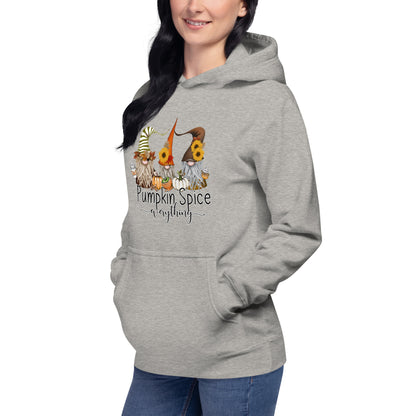 Pumpkin Spice...Everything: Gnomes Premium Cotton Hoodie