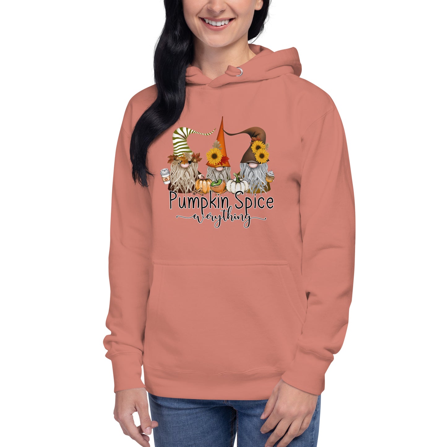Pumpkin Spice...Everything: Gnomes Premium Cotton Hoodie