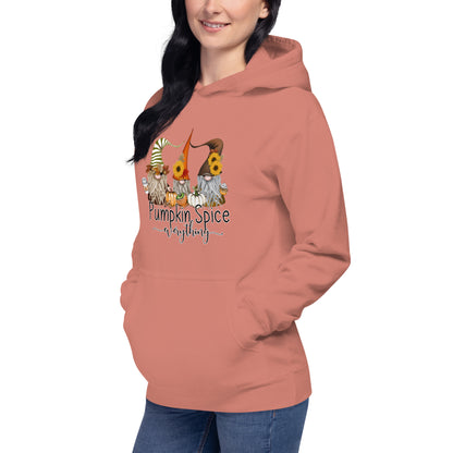 Pumpkin Spice...Everything: Gnomes Premium Cotton Hoodie