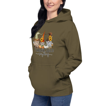 Pumpkin Spice...Everything: Gnomes Premium Cotton Hoodie