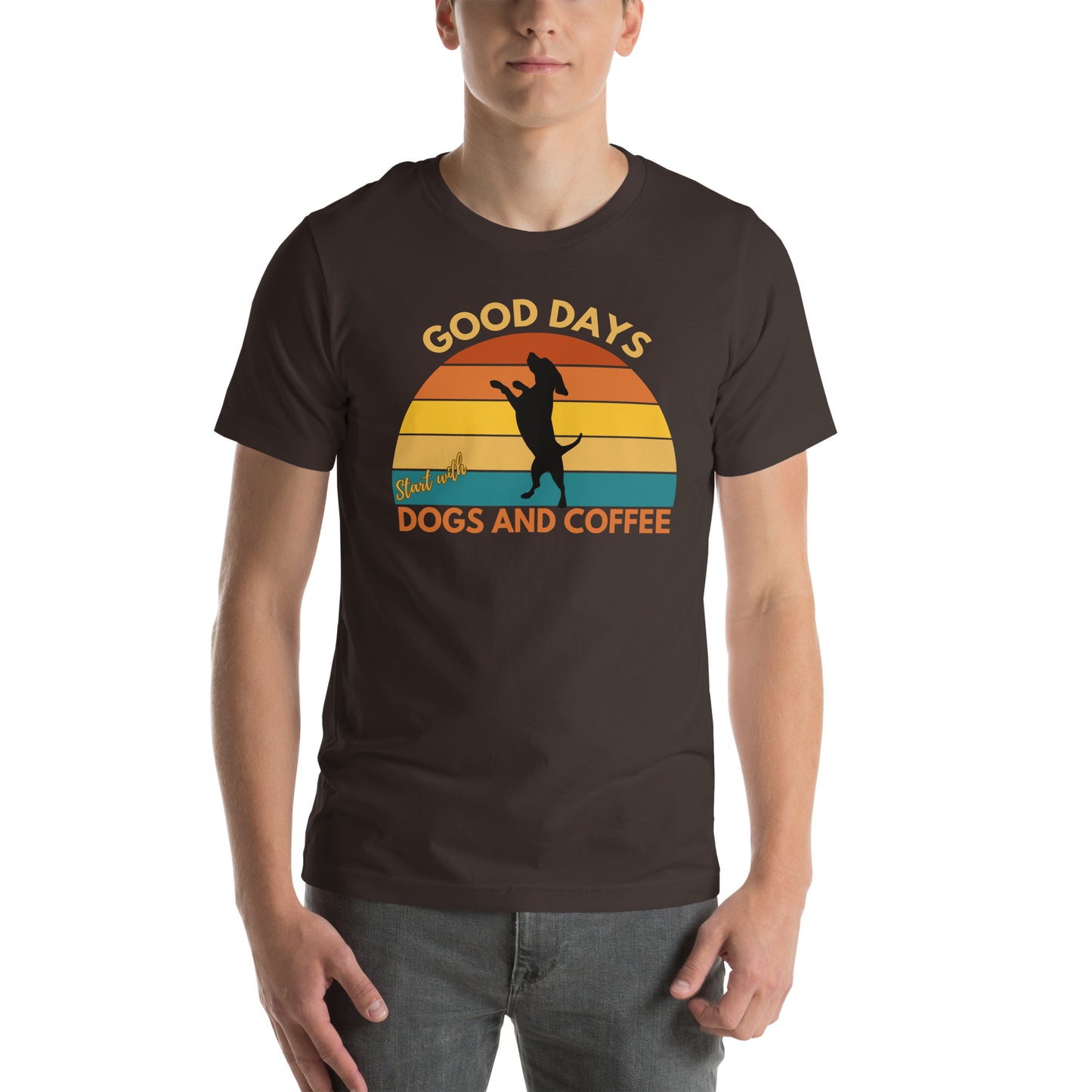 Good Days Start with Dogs and Coffee T-Shirt