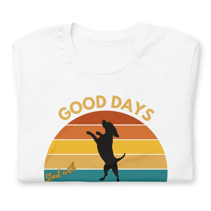 Good Days Start with Dogs and Coffee T-Shirt