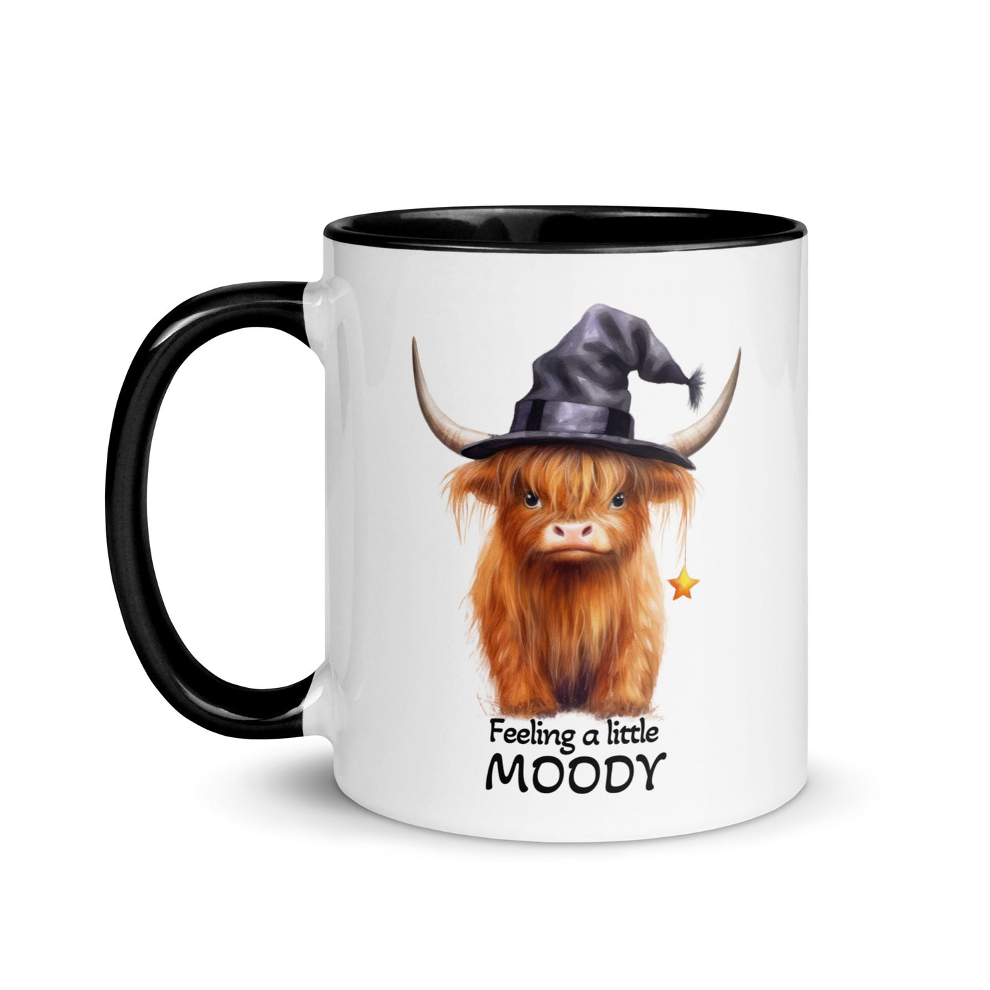 Feeling A Little Moody Highland Cow-Personalized Mug