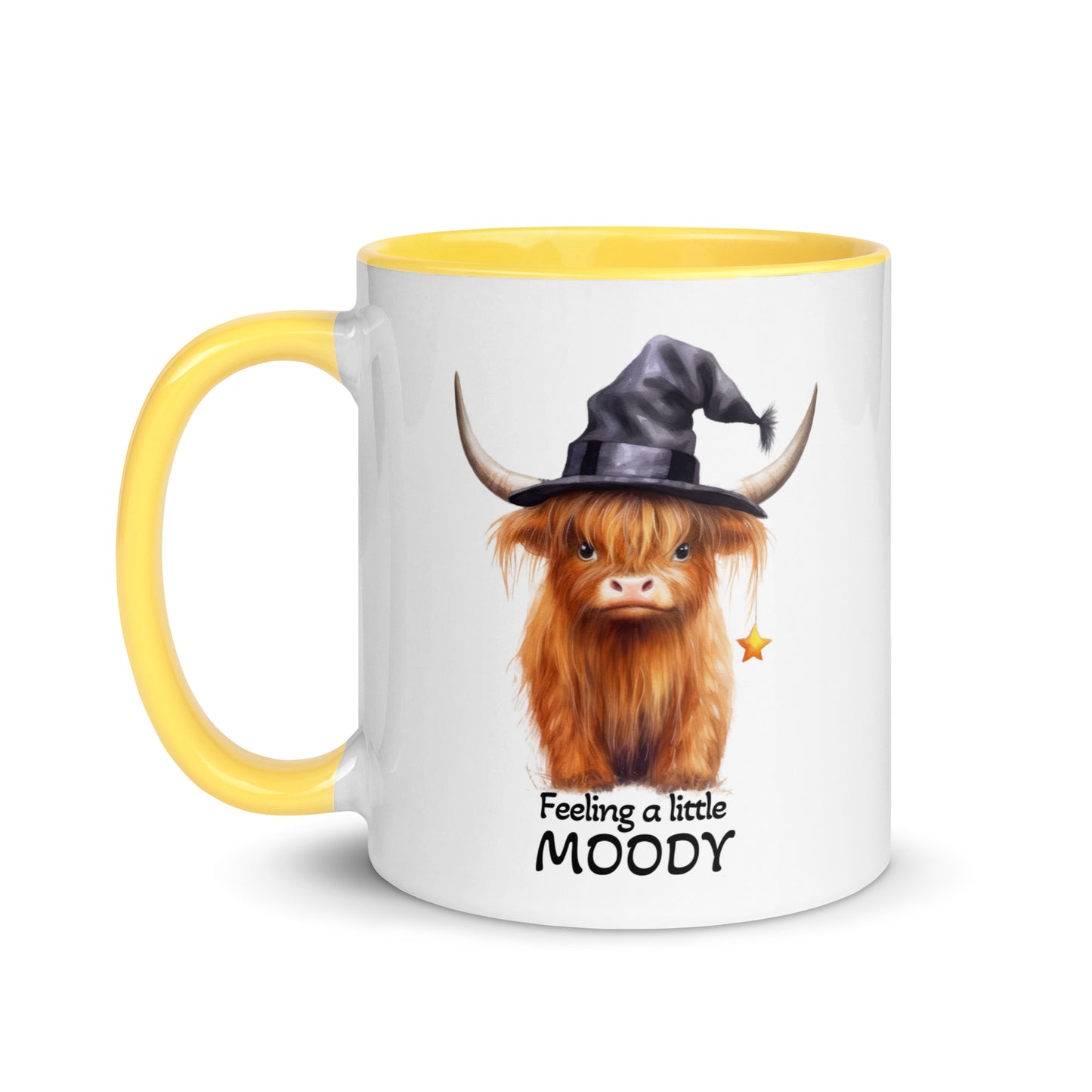 Feeling A Little Moody Highland Cow-Personalized Mug