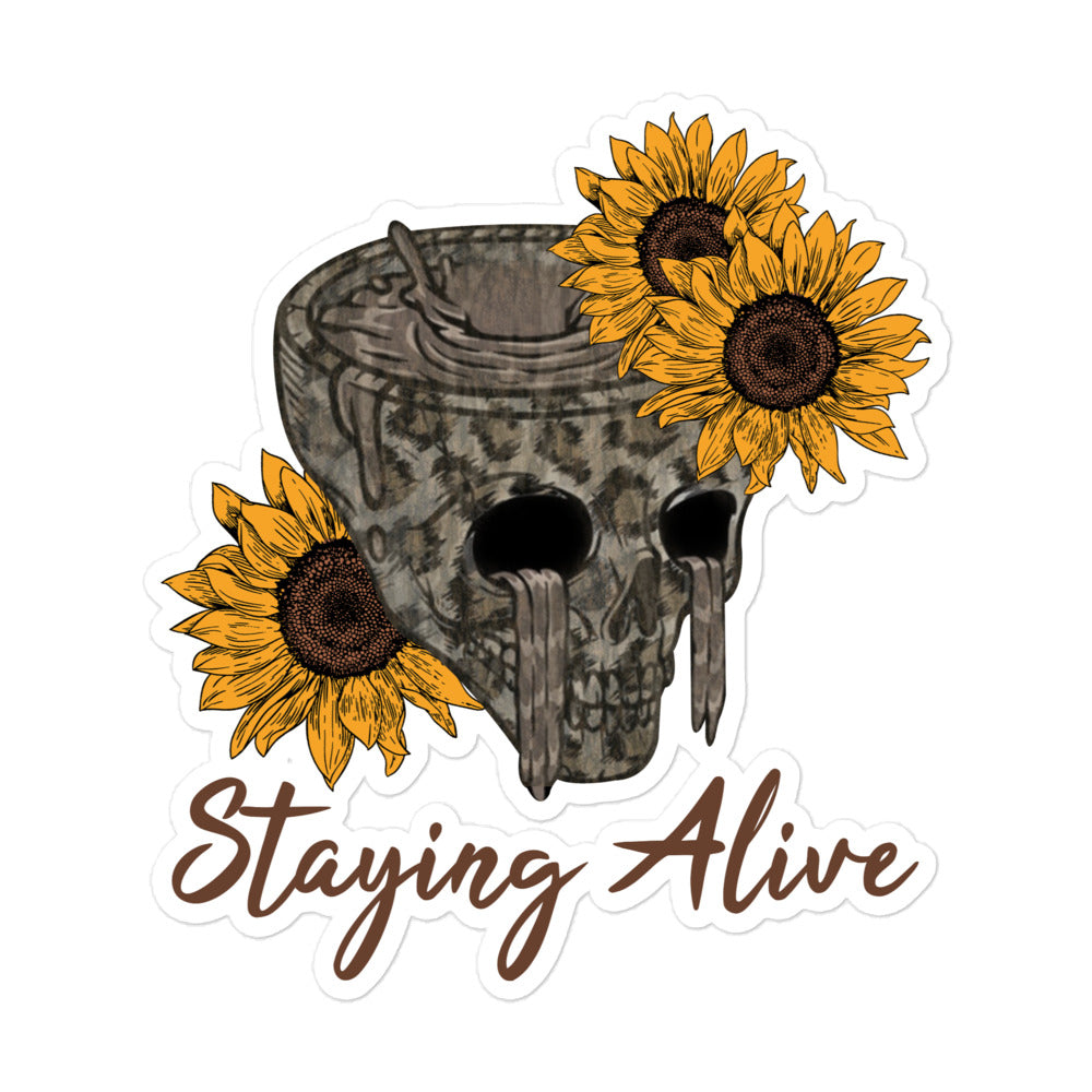 Staying Alive, Durable Bubble-Free Decal