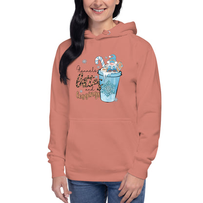 Flannels, Lattes, and Leggings. Premium Cotton Hoodie